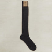 Long Wool Rib Socks In