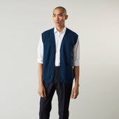 Sleeveless Cashmere Cardigan