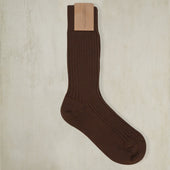 Thick Woollen Rib Socks In