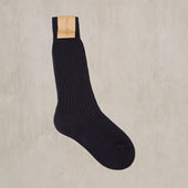 Thick Woollen Rib Socks In