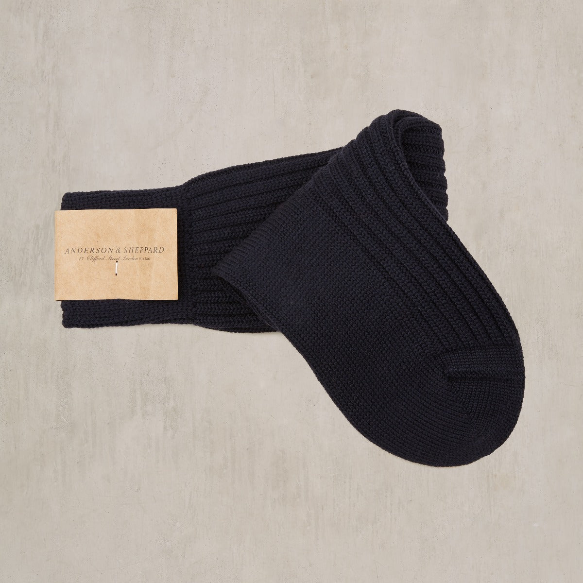 Thick Woollen Rib Socks In