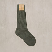 Thick Woollen Rib Socks In