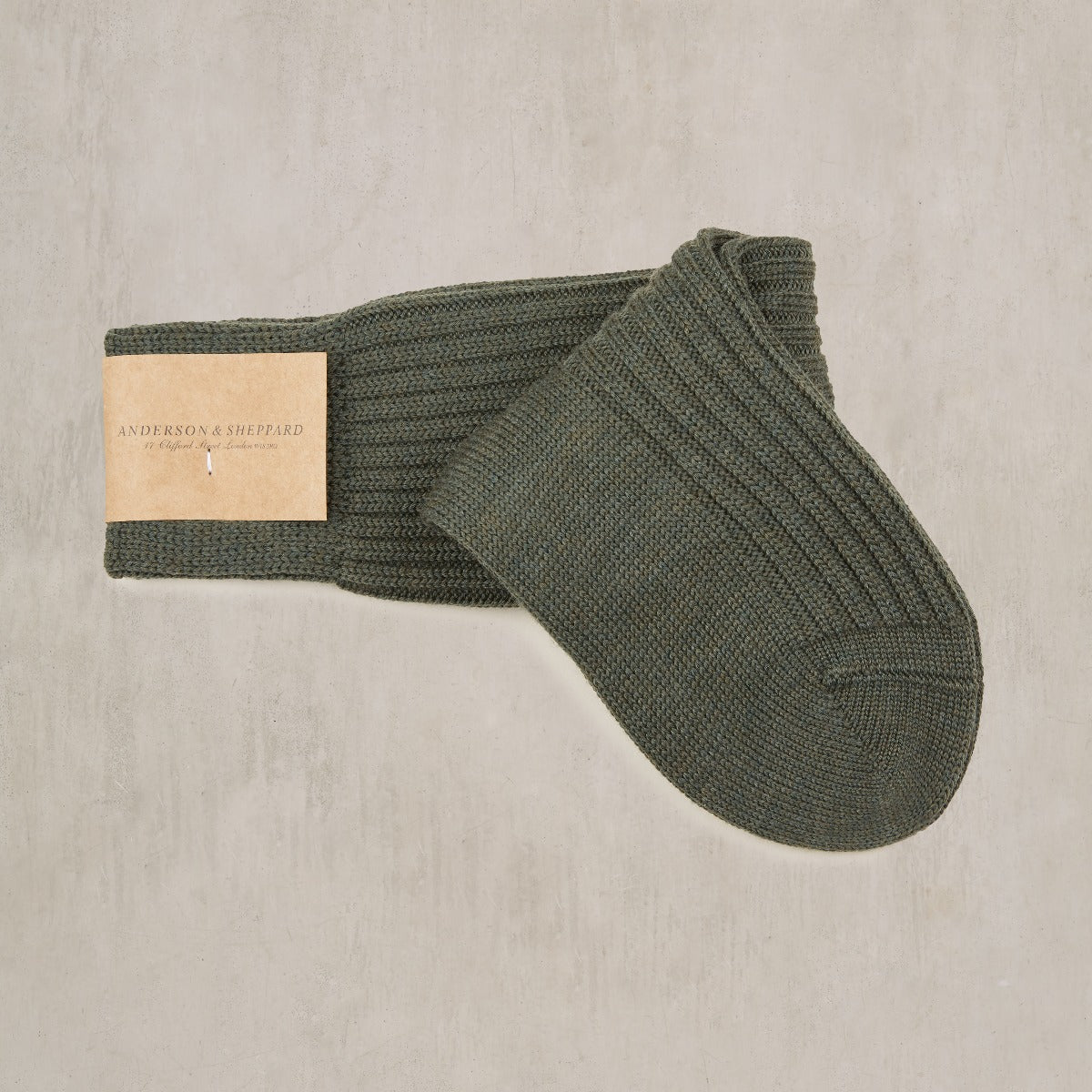Thick Woollen Rib Socks In