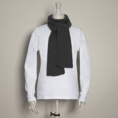 Ribbed Cashmere Scarf In