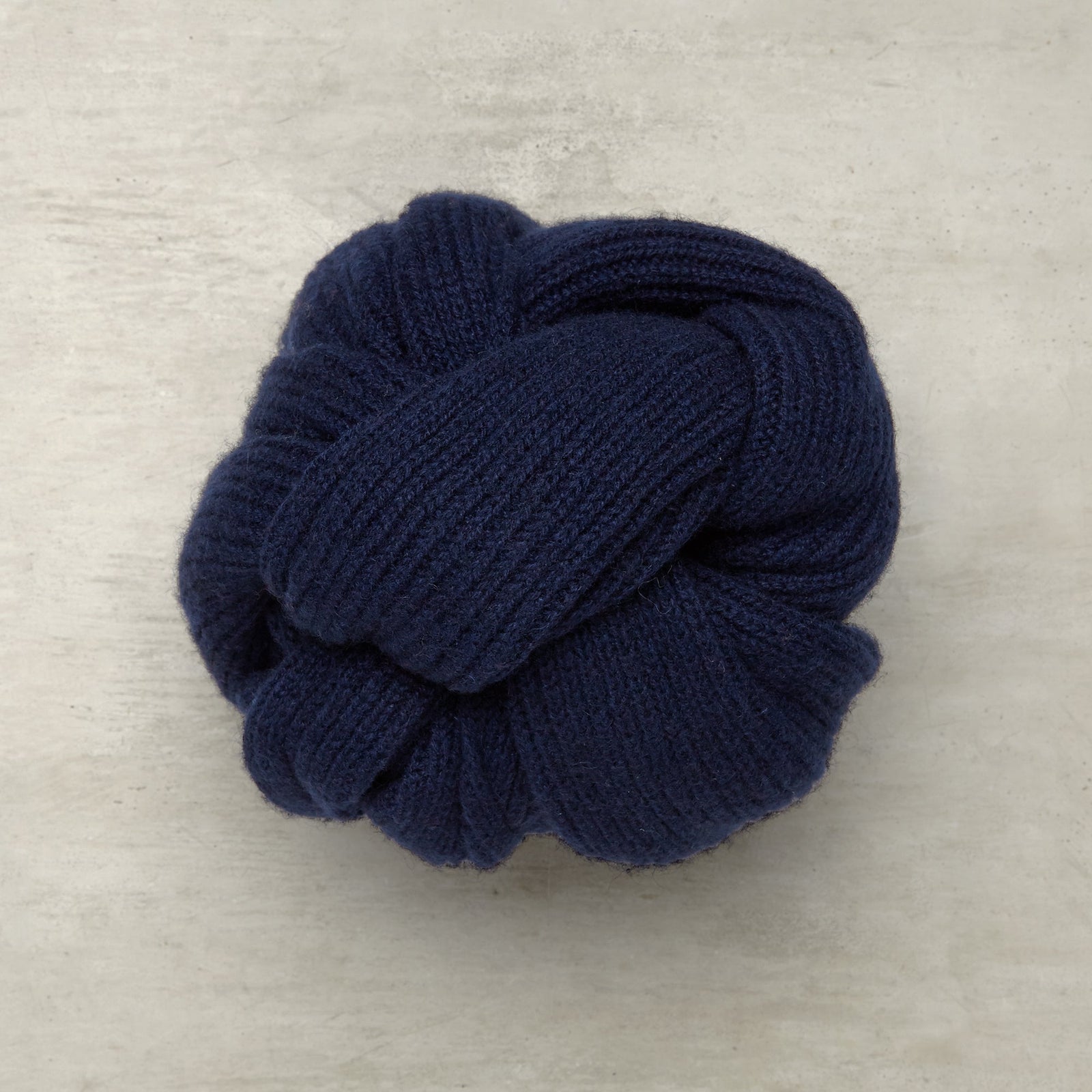 Ribbed Cashmere Scarf In