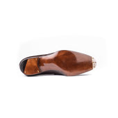 Classic Penny Loafer In Dark Brown Crust Calf Leather