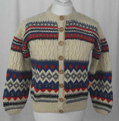 53C Nordic Cardigan - 100% Pure New Wool - Inverallan