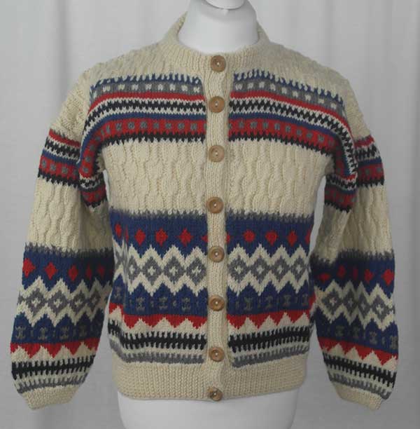 53C Nordic Cardigan - 100% Pure New Wool - Inverallan