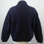 53d Anchor High Neck Sweater 100 Aran