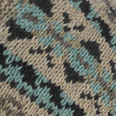 53g Fairisle Henley Sweater 100 Rennie Shetland