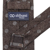 Shibumi Flower Fina Grenadine Silk Tie Mottled
