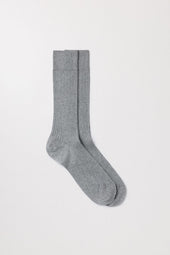Ribbed Cotton Sock Men S Italian Asket
