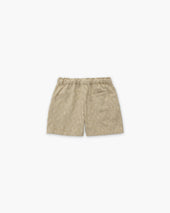 Beige Machu Terry Shorts