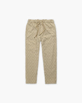 Beige Machu Terry Pants
