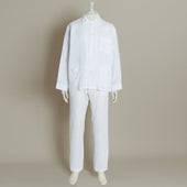 Linen Pyjamas In White