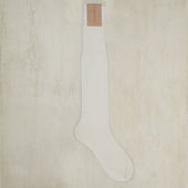 Sea Island Cotton Long Plain Socks In