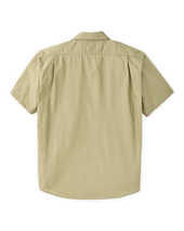 Washed Short Sleeve Feather Cloth Shirt - Lakebed