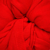 Large Knitted Cashmere Scarf In Red