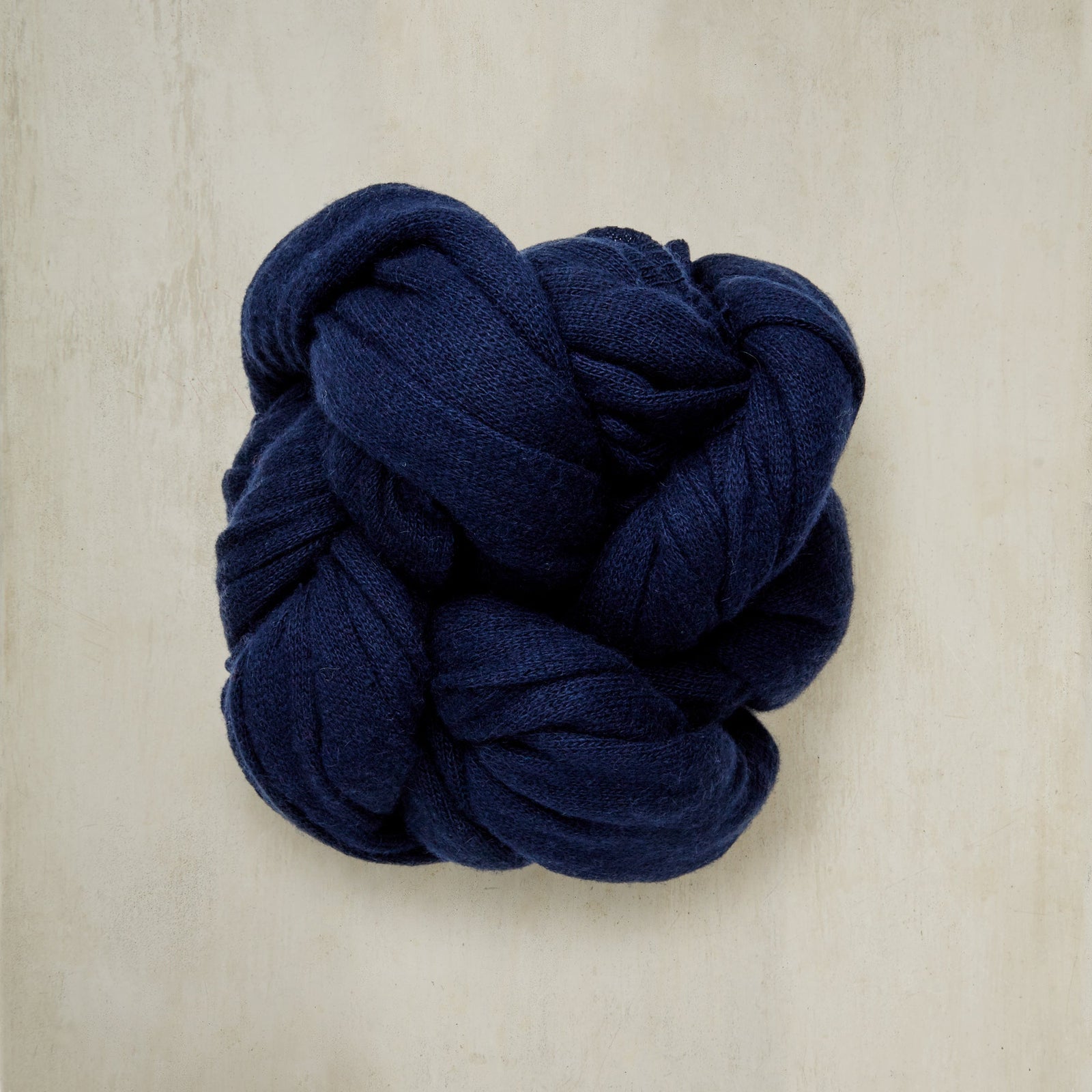 Large Knitted Cashmere Scarf In