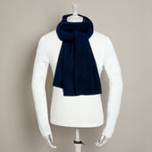 Large Knitted Cashmere Scarf In