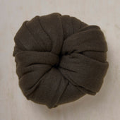 Large Knitted Cashmere Scarf In Chocolate