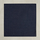 Wool And Cashmere Spotted Pocket Square In