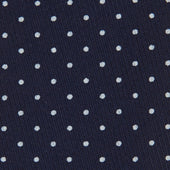 And Spot Printed Silk Tie