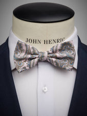 Pink Bow Tie Paisley