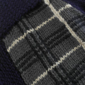 54c Tartan Lumber Cardigan 100 Aran Factory Second
