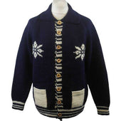 54d Snowflake Lumber Cardigan 100 Pure New Wool