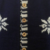54d Snowflake Lumber Cardigan 100 Pure New Wool