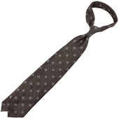 Shibumi Flower Fina Grenadine Silk Tie Mottled