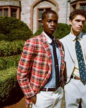Made In Canada Red Authentic Madras Sport Coat