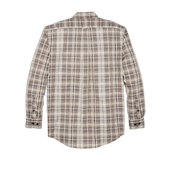Filson's Washed Feather Cloth Shirt - Light Brown / Natural Plaid