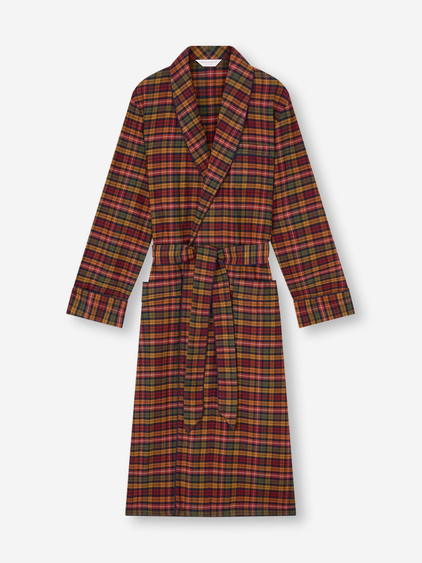 Men S Robe Kelburn Brushed Cotton Multicolor Check