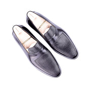Norwegian Loafer With Mesh Apron And Tongue