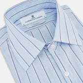 And Navy Multi Stripe Westminster Shirt