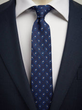 Blue Tie Small Paisley