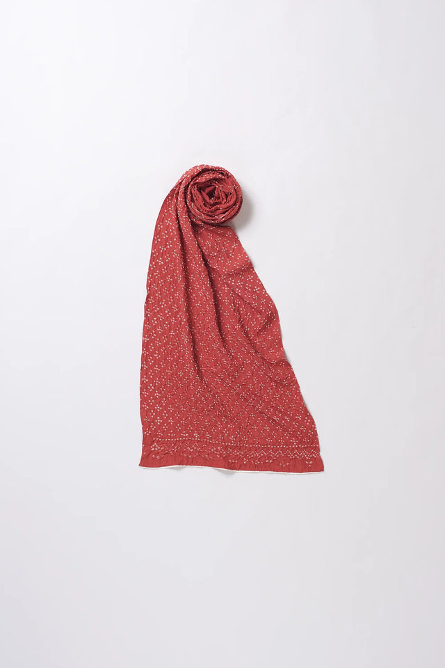 Red Silk Scarf