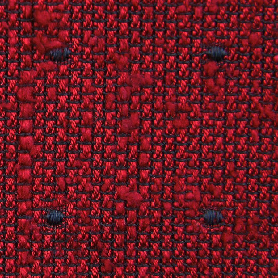Dotted Shantung Grenadine Bespoke Tie Cherry