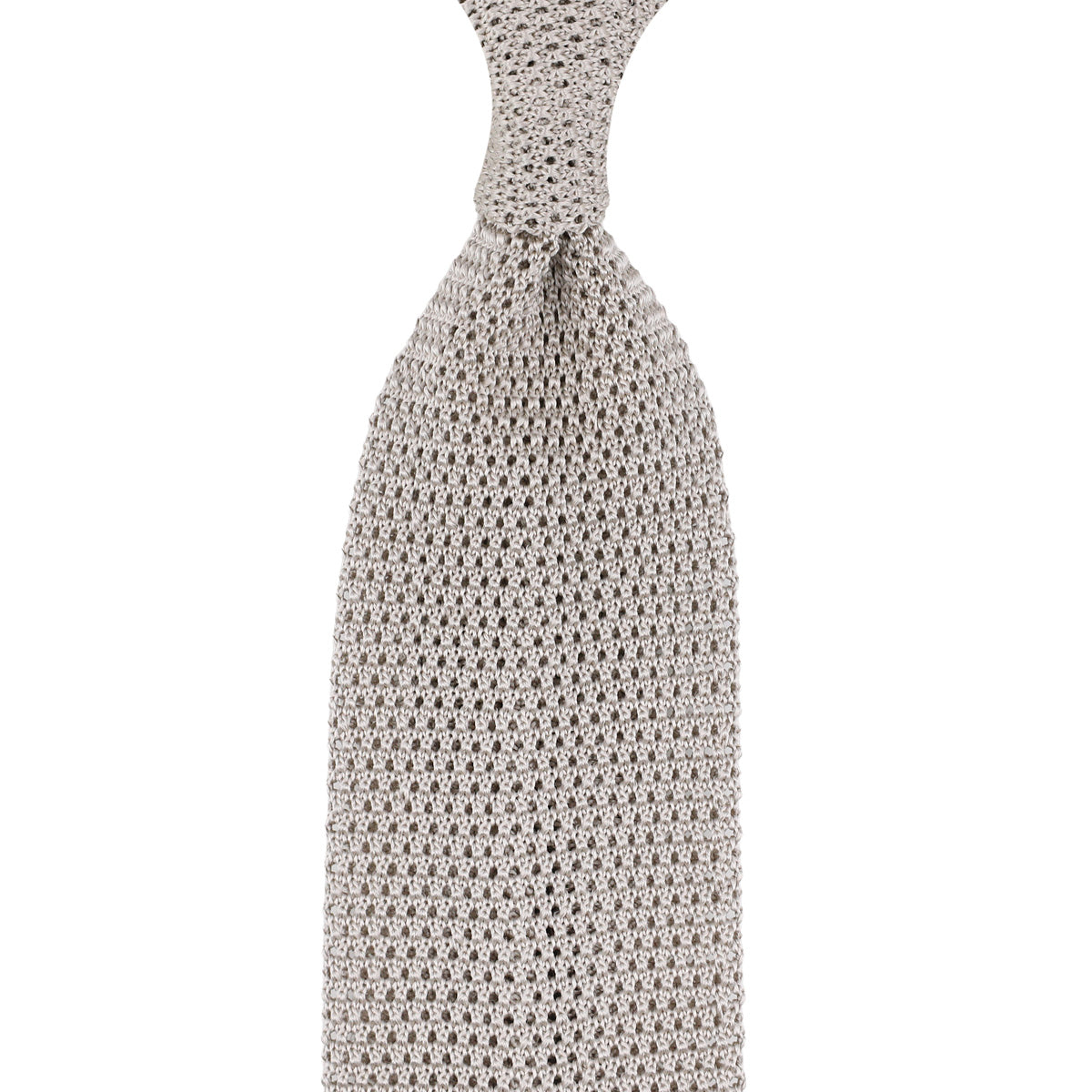 V Point Knit Tie Silk