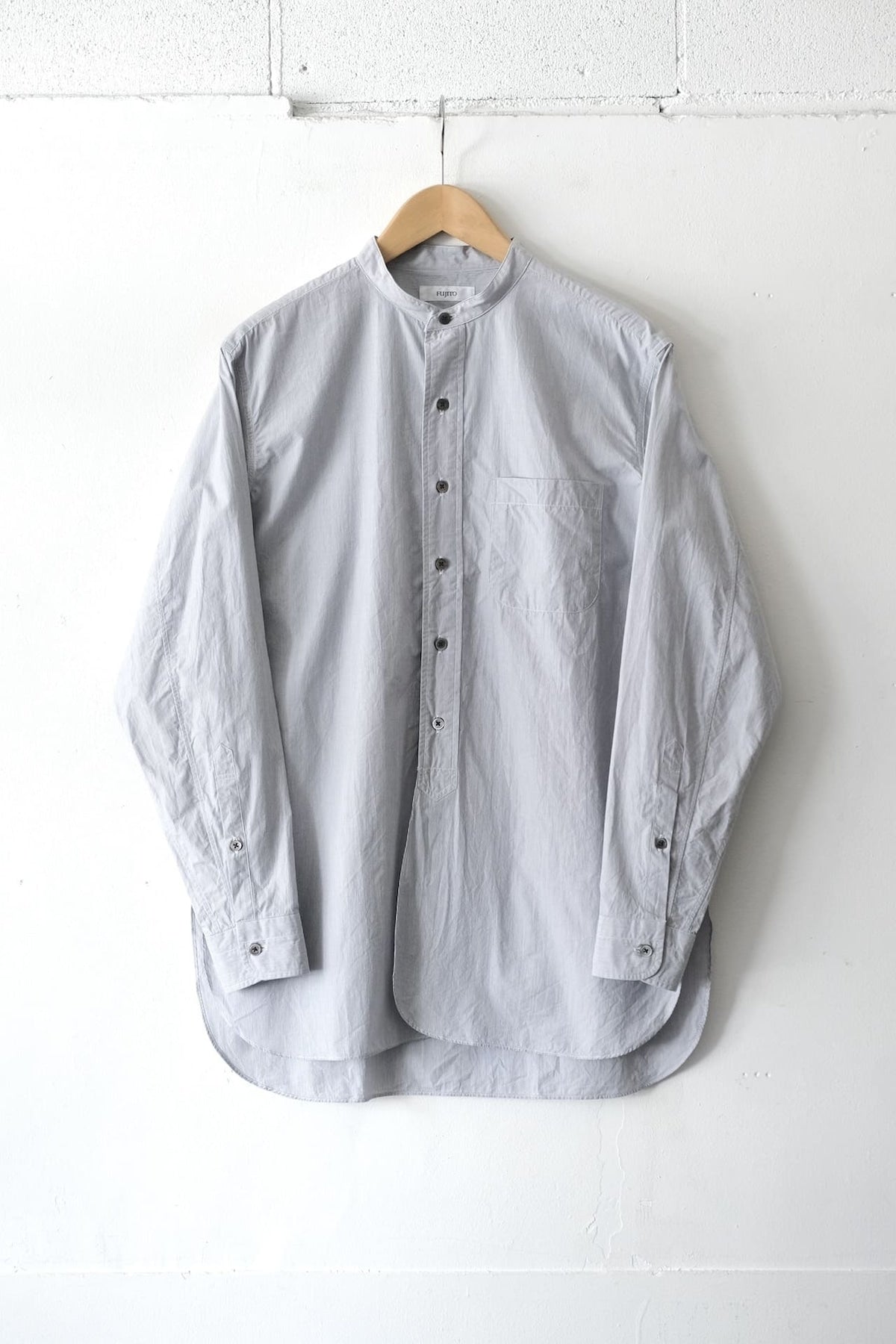 FUJITO Officer Shirt Charcoal Stripe,Sax Stripe | Directors Web Shop powered by BASE