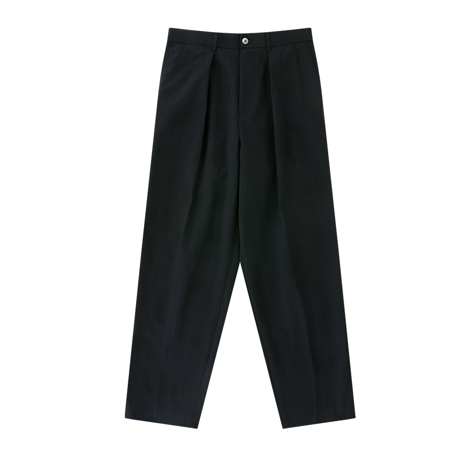 Easy Line 1pleats Banding Chino