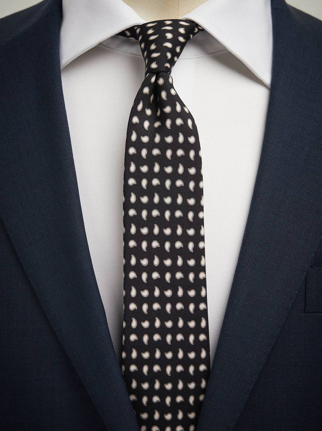 Black Tie Small Paisley