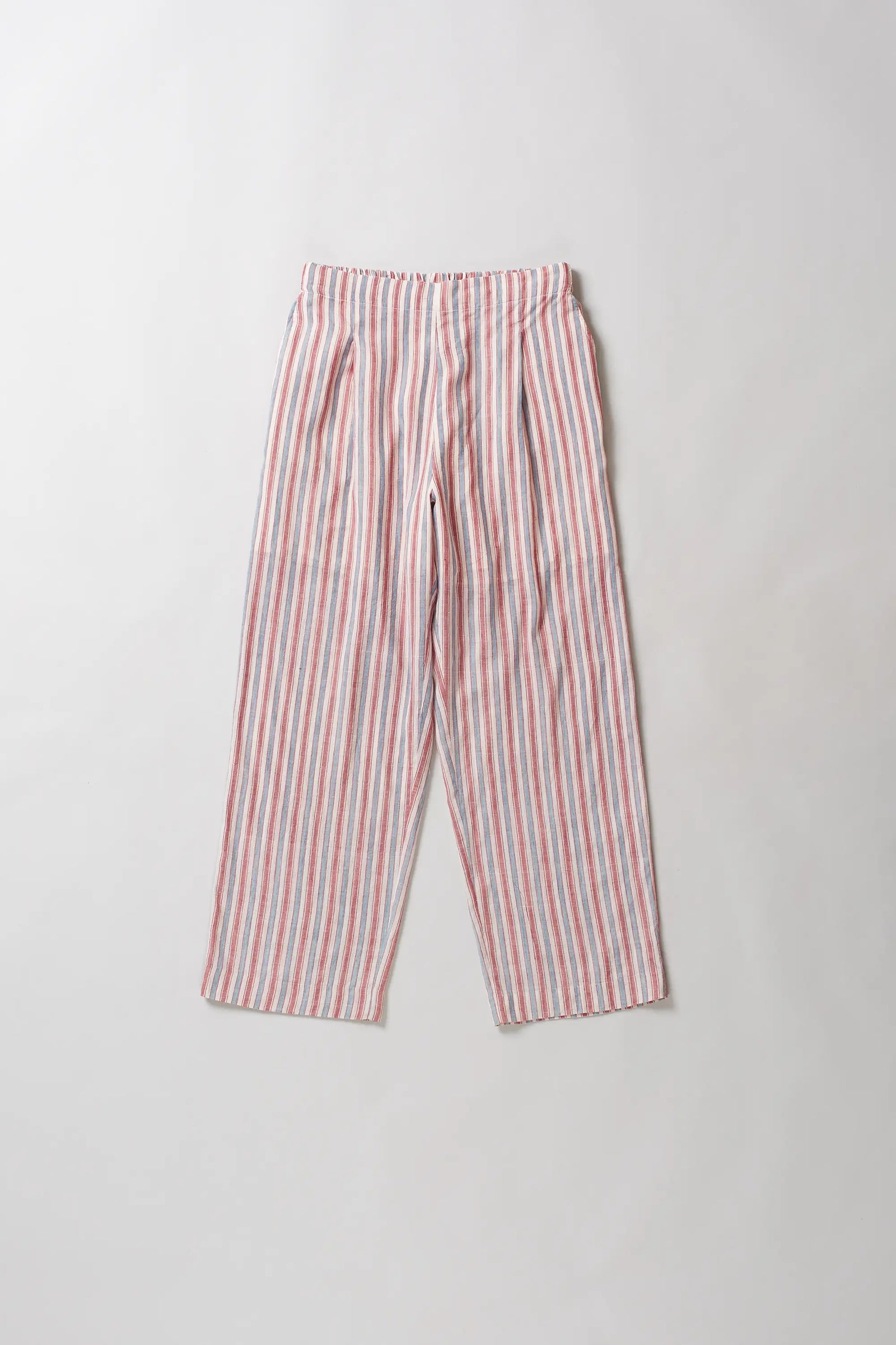 Multi-Colour Yarn Dyed Weft Stripes Pants