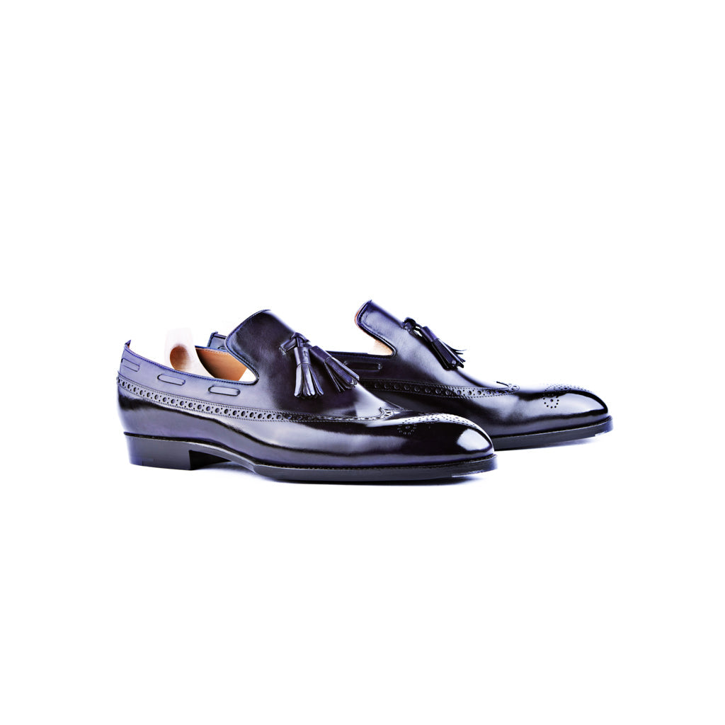 Full Wing Brogue Tassel Loafer
