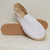 Suede Espadrilles With Rubber Sole In