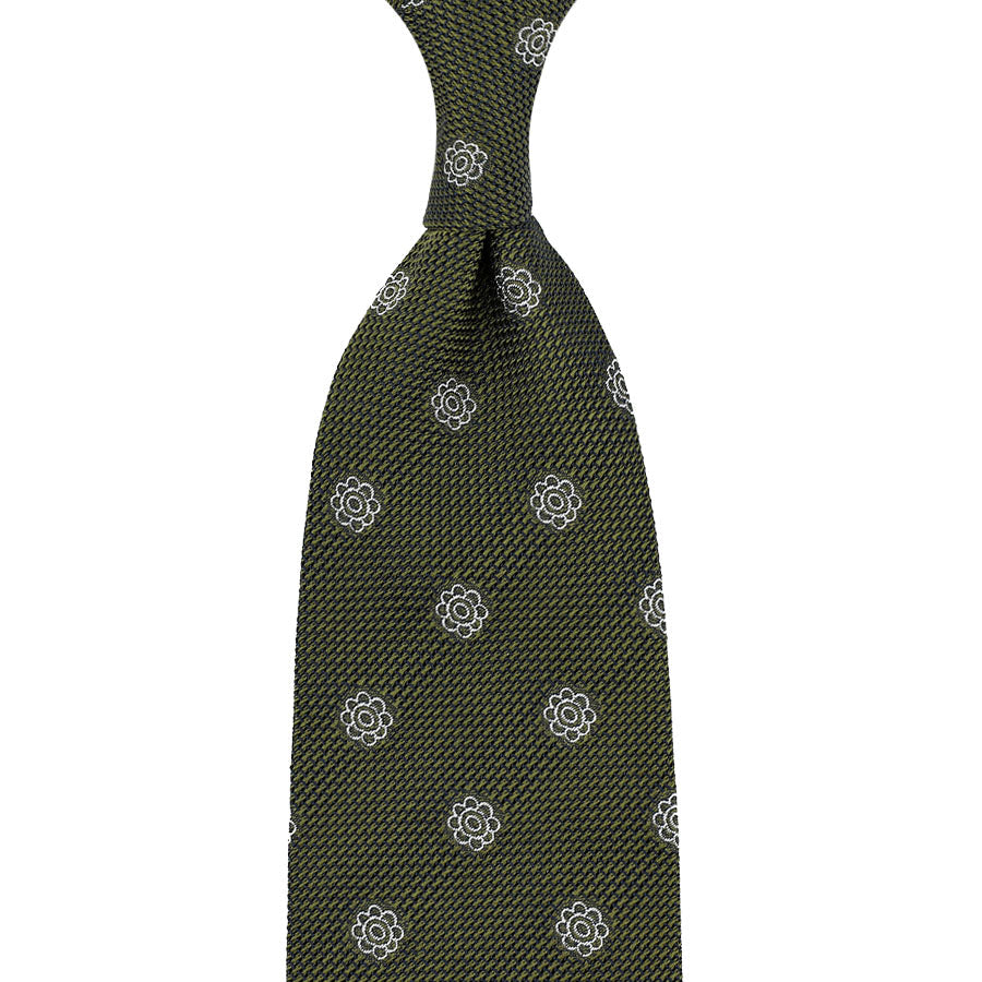 Shibumi Flower Fina Grenadine Silk Tie