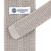 V Point Knit Tie Silk