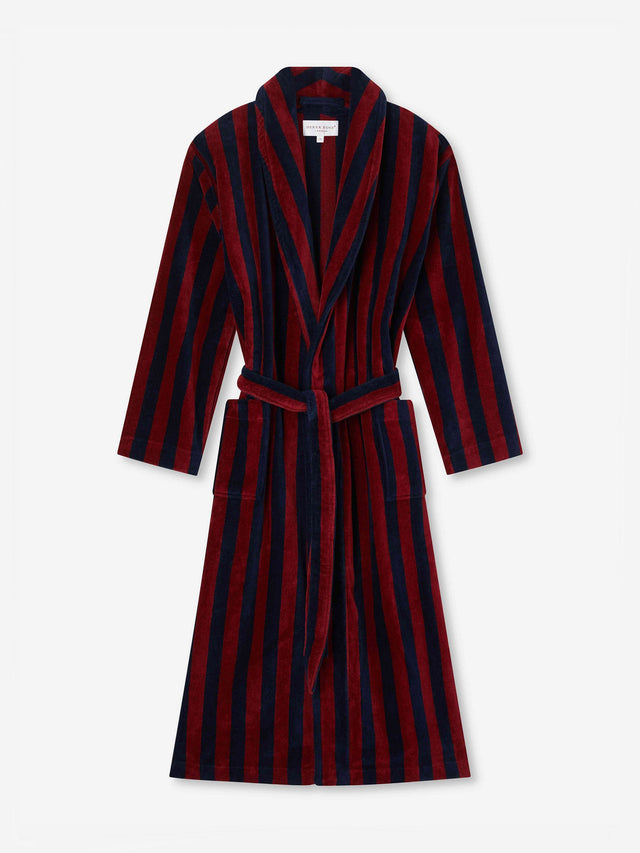 Men's Bathrobe Aston Terry Cotton Multi